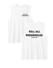 Load image into Gallery viewer, Kill All Pedophiles Jersey Tank