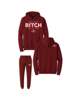 Load image into Gallery viewer, Don’t Be A Bitch All Ya Life Premium Hoodie Jogger Set
