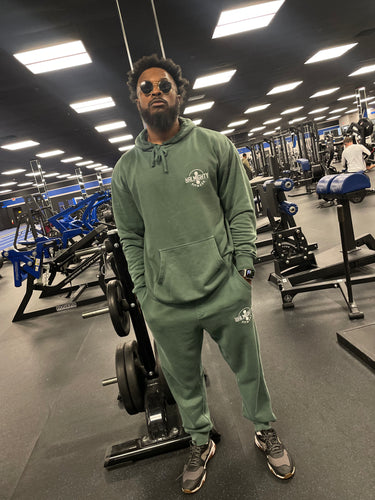 Pigment Dyed BeAlmighty Classic Logo Fleece Pants